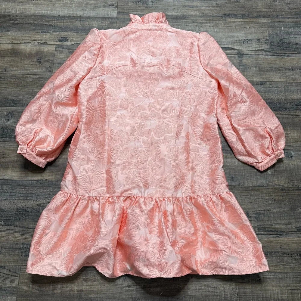 Tuckerneck Bellini Fli Coupe Palmerston Drop Waist Peachy Pink Dress - Picture 6 of 12
